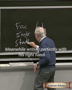 Legend 🔥This is experience 🙏 last lecture by Professor Gilbert strang 💝 #experience #motivation