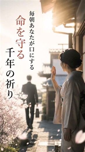 世界中で日本語にしか存在しない——毎朝あなたが口にする「命を守る千年の祈り」#日本語 #言霊 #日本 #大和魂 #礼