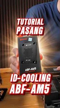 How to Install ID-COOLING ABF-AM5!!