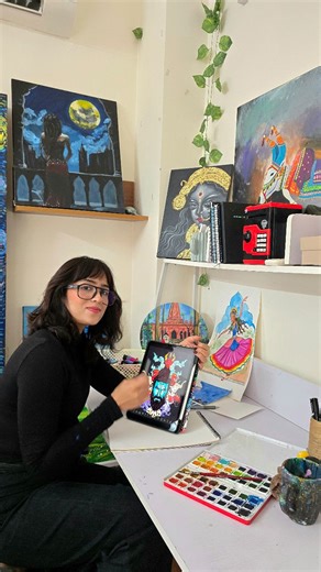 Jagriti Mishra on Instagram: "#digitalpainting #artreel"