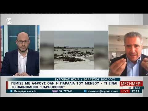 Τι είναι το φαινόμενο «καπουτσίνο» που εμφανίστηκε σε παραλία στο Μενεού;