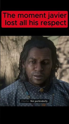 The moment javier lost all his respect #rdr2 #arthurmorgan #charles #javier #rdr red dead redemption