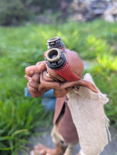 The Artificer- Fantasy- Faerie- Magical-figure- Gift -troll- Sculpey- Steampunk -sculpture- Made by Impsandthings-gift-craft Figure - Etsy