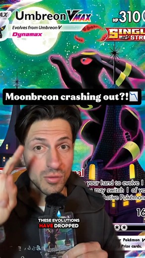 Inner TCG Child | Anthony on Instagram: "Eeveelutions used to feel untouchable… not anymore? 📉 | Top 5 Pokemon Weekend Market Movers | Ep 7 #pokemoncards #viralreels #pokemontcg Moonbreon (Umbreon VMAX Alt Art from Evolving Skies) is leading a sharp pullback, with multiple Eeveelution cards from Prismatic Evolutions following close behind. Market info reference: @rarecandy ▶️ | Follow and Share for all the latest Pokemon card market updates! 💬 | Comment 👇: Are Eeveelution