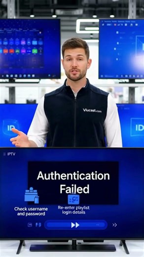 IPTV Smarters Authentication Failed Quick Fix! 🔥 #tv