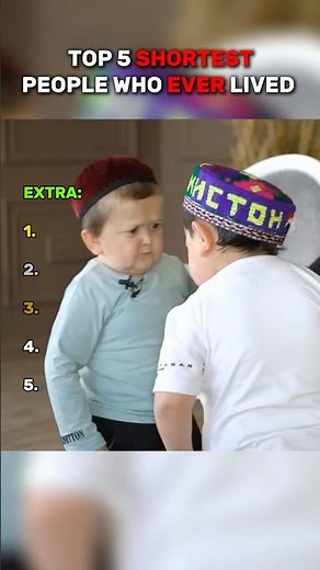 The Shortest People Who Ever Lived 😱