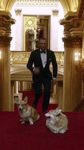 James Bond and Her Majesty The Queen at London 2012 Olympics
