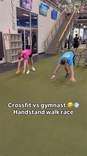 Dang @kayle.jameson you didn’t have to do me that bad! 🤣🤣 #crossfit #gymnastics #handstandchallenge | Kevin Clark