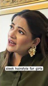 sleek hairstyle for girls