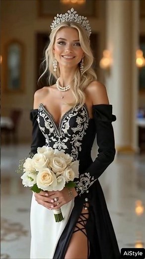 Black Wedding Dresses😳🖤 Part 2 | Unique Bridal Outfit Ideas 2025