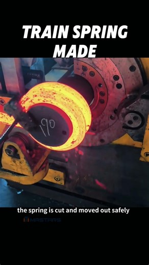 How are heavy-duty coil springs formed? 🔥