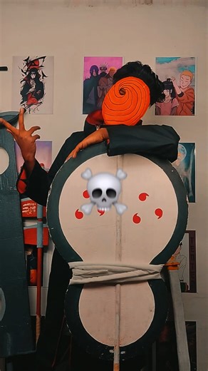 obito costume in reallife challenge | akatsuki coat in real life #shorts #shortfeeds #naruto #anime