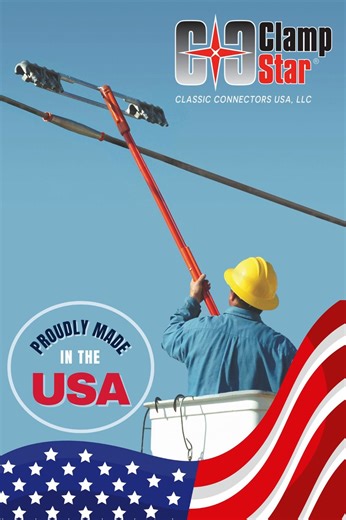 Built for performance. Made in the USA. 🇺🇸 Every ClampStar® unit is proudly engineered and manufactured in America— ensuring unmatched quality, consistency, and reliability in the field. While others outsource, we build locally—because critical infrastructure deserves precision, not compromise. No international shipping holdups. No tariff markups. Just reliable, American-made solutions that strengthen your grid, without compromise. - www.classicconnectors.com #ClampStar #MadeInUSA #AmericanEng
