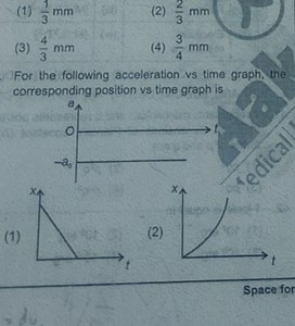(1) \frac { 1 } { 3 } \mathrm {~mm}(2) \frac { 2 } { 3 } \math... | Filo