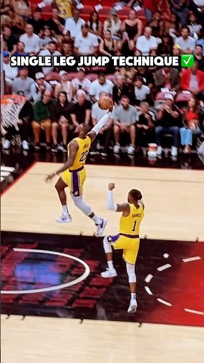 Perfect single leg jump technique ✅