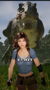 CAN YOU OUTRUN A T-REX? 🦖 #vtuber #technology #funny #explore #comedy | CodeMiko