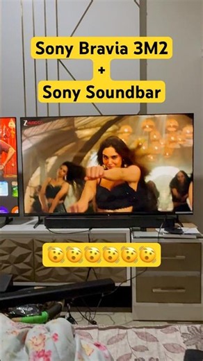 Sony Bravia 3M2 & Sony Soundbar S100F 🤯