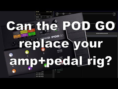 Building a POD GO preset on the Line 6 Helix