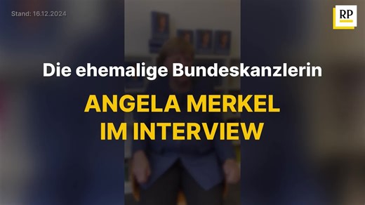 Die ehemalige Bundeskanzlerin Angela Merkel im Interview