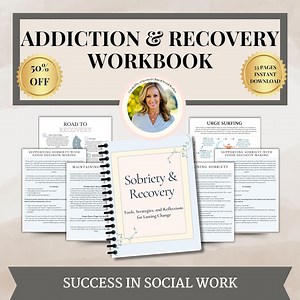 Sobriety Worksheets, Therapy Workbook, Addiction and Recovery, Therapist Tools, Relapse Prevention Plan, Sober Living,therapy Office Decor, - Etsy