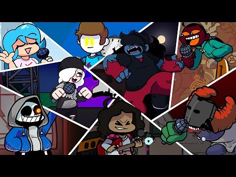 FNF Animal - But Every Turn A Different Character Sings It!