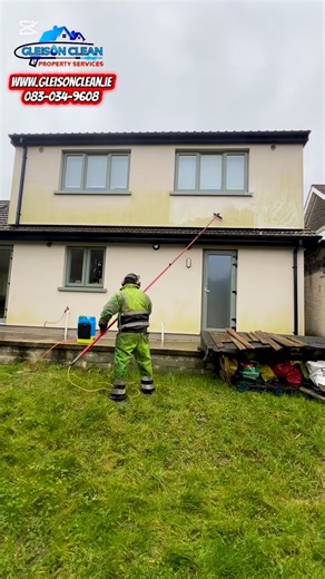 Gleison Clean | Roof and Exterior Cleaning Services on Instagram: "Render Cleaning In Drogheda Today✨ 🏡 Is your home looking a little worse for wear? Let us help bring back that fresh, clean look with our professional render cleaning services! ✨ Domestic and Commercial ✅ Roof Cleaning and Moss Removal ✅ Driveway and Patio Pressure Washing ✅ Gutter Cleaning ✅ Fascia and Soffits Cleaning ✅ Cladding Cleaning ✅ Solar Panel Cleaning ✅ Window Cleaning ✅ Render Cleaning ✅ Wall Cleaning ✅ Shop Front Cl