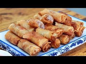 Spring Rolls Recipe Veggie | Vegetarian Recipe