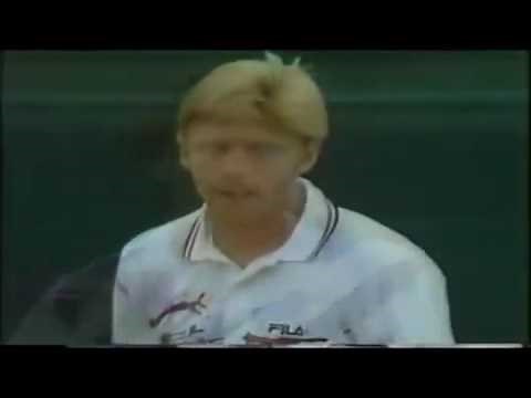 1991 Wimbledon Finale Michael Stich b Boris Becker