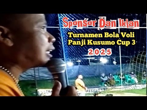 Sponsor Dan Iklan , Turnamen Bola voli Panji Kusumo Cap 3 2025