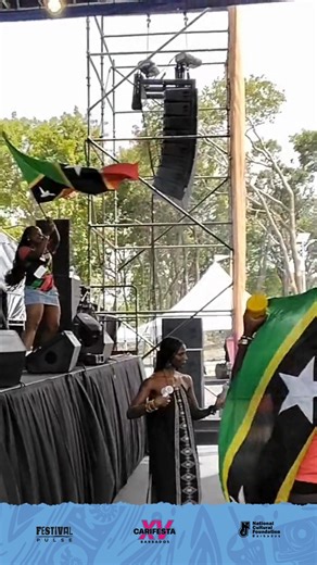 36K views · 296 reactions | St Kitts and Nevis lit up the stage at CARIFESTA XV in the delegation’s first-ever performance in Barbados — and what a debut it was! From infectious rhythms to bold flag-waving and crowd-pleasing dance moves, they brought pure joy, pride and energy to the festival. #CARIFESTAXV #CARIFESTA2025 #CaribbeanCulture #CaribbeanUnity #FestivalOfTheArts | Barbados Today | Facebook
