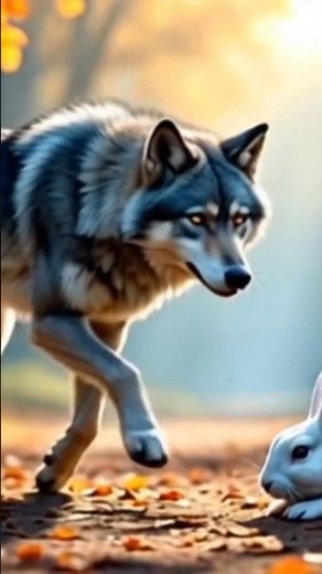 Wolf & Rabbit's Unlikely Bond 🐺🐰 | Heartwarming Short