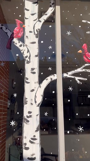 1.5K views · 43 reactions | Love how these winter windows turned out for Harrison Insurance Agency!! Check it out next time you’re in downtown Wapakoneta, OH! | WrenWay Creations | Facebook