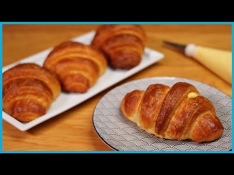 Homemade Cream Croissants, just like in a pastry shop!