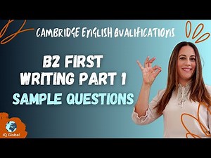 B2 First Writing Part 1 | Sample Questions