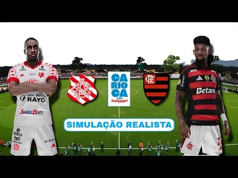 BANGU X FLAMENGO | CARIOCA 2026 | SIMULAÇÃO | PES 2026 4K60FPS