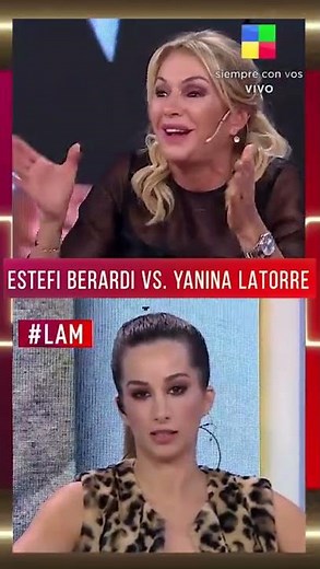 📺 El cruce entre Estefi Berardi y Yanina Latorre en #LAM