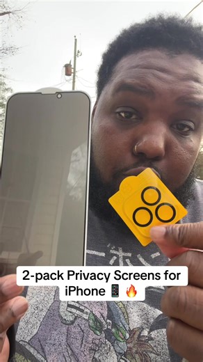 You don’t realize how many people can see your screen until you use one of these. This privacy screen protector helps keep your phone visible to you — and blurry to everyone else. ✔️ Easy to install ✔️ Helps reduce side-angle visibility ✔️ Smooth touch feel ✔️ Great for public places ✔️ Affordable everyday protection If you’re on your phone in public a lot… this just makes sense. 👉 Tap the bag to check it out #PhoneHacks #PrivacyScreen #AmazonFindsButCheaper #TechTok #iPhone