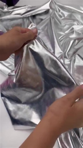 Metallic Foil Lame Spandex Fabric by the Yard, 4 Way Stretch Metallic Lame Fabric, All Over Foil on Stretch Knit for Costumes, Dance Wear - Etsy