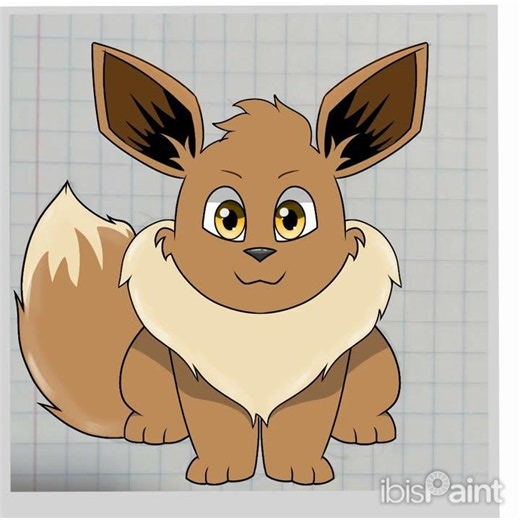 Eevee draw! #pokemon #eevee #eeveelution #ibispaintx #fanart