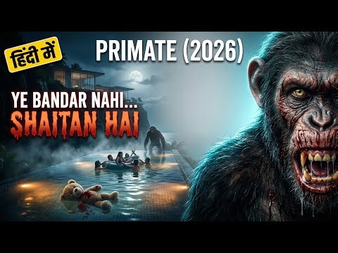 Primate Movie Explained in Hindi | जब Rabies ने बंदर को हत्यारा बना दिया 😱