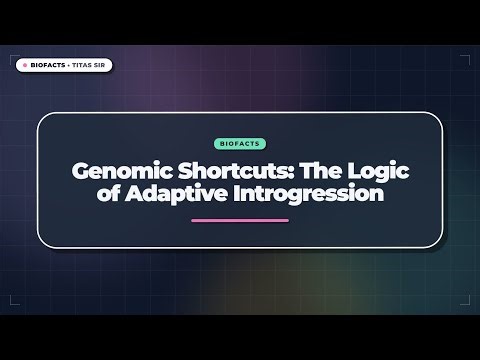Genomic Shortcuts: The Logic of Adaptive Introgression | Titas Sir