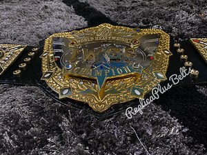 New IWGP / NJPW World Heavyweight Championship V5 Title Belt (3.5mm Zinc) - Etsy UK