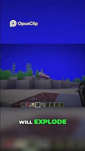 How to explode Blocks underwater in Minecraft!