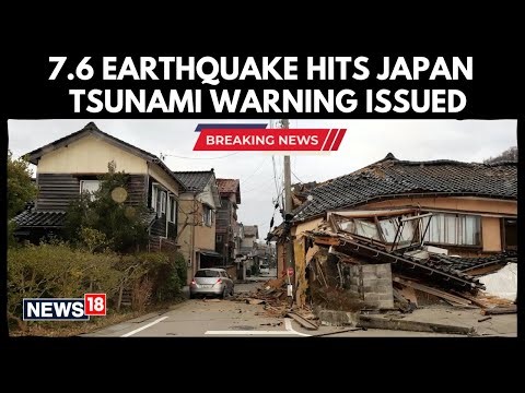 BREAKING: Massive 7.6 Earthquake Hits Japan | Tsunami Warning Issued By JMA | News18 | N18G