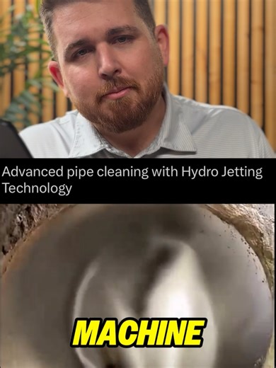 Hydro-jetting explained: A high-powered pressure washer that shoots water backward. Effective! Video credits: @technology and @@amjet_sewer_jetting #reactionvideo #reaction #plumbing #construction