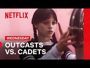 The Outcasts vs. Cadets Color War | Wednesday | Netflix Philippines