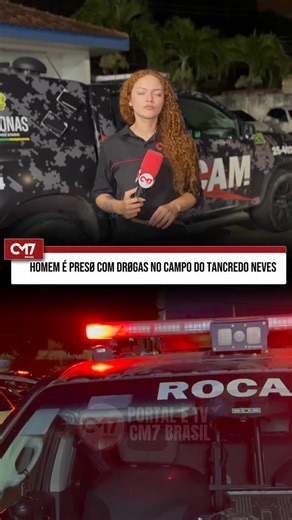 Um homem foi pr3so pela ROCAM na noite de terça-feira (17) no bairro Tancredo Neves, zona leste de Manaus, após ser flagrado com porções de dr0gas. Ele foi encaminhado ao 14º DIP e permanece à disposição da Justiça. 𝗦𝗶𝗴𝗮: @portalcm7 || 𝗔𝗰𝗲𝘀𝘀𝗲 𝗰𝗺𝟳𝗯𝗿𝗮𝘀𝗶𝗹.𝗰𝗼𝗺 𝗽𝗮𝗿𝗮 𝗺𝗮𝗶𝘀 𝗻𝗼𝘁𝗶́𝗰𝗶𝗮𝘀. #notícias #informação #manaus #cm7 #jornalismo | Portal e TV CM7 Brasil