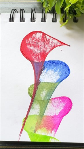 DIY Thread Pull Art | Easy & Fun Painting Idea 🎨 #DIY #Shorts#ThreadPullArt #ArtShorts #PaintingIdea