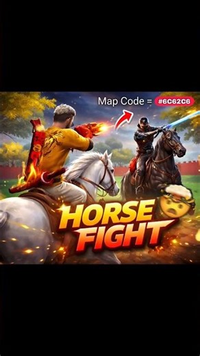 Horse Fight Map Code 😱 Best 1v1 Battle Gameplay🔥