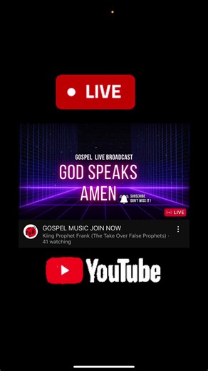 Mega King Prophet Frank: Join My Live Session